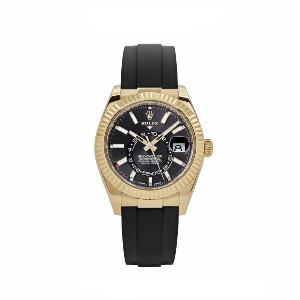 Rolex Sky-Dweller 326238 Yellow Gold  Bright Black Dial